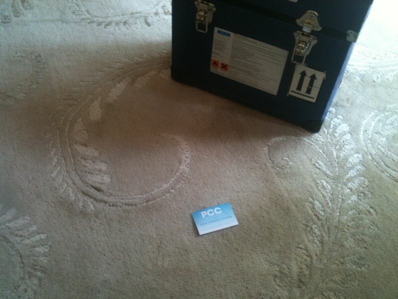 RUG CLEANED